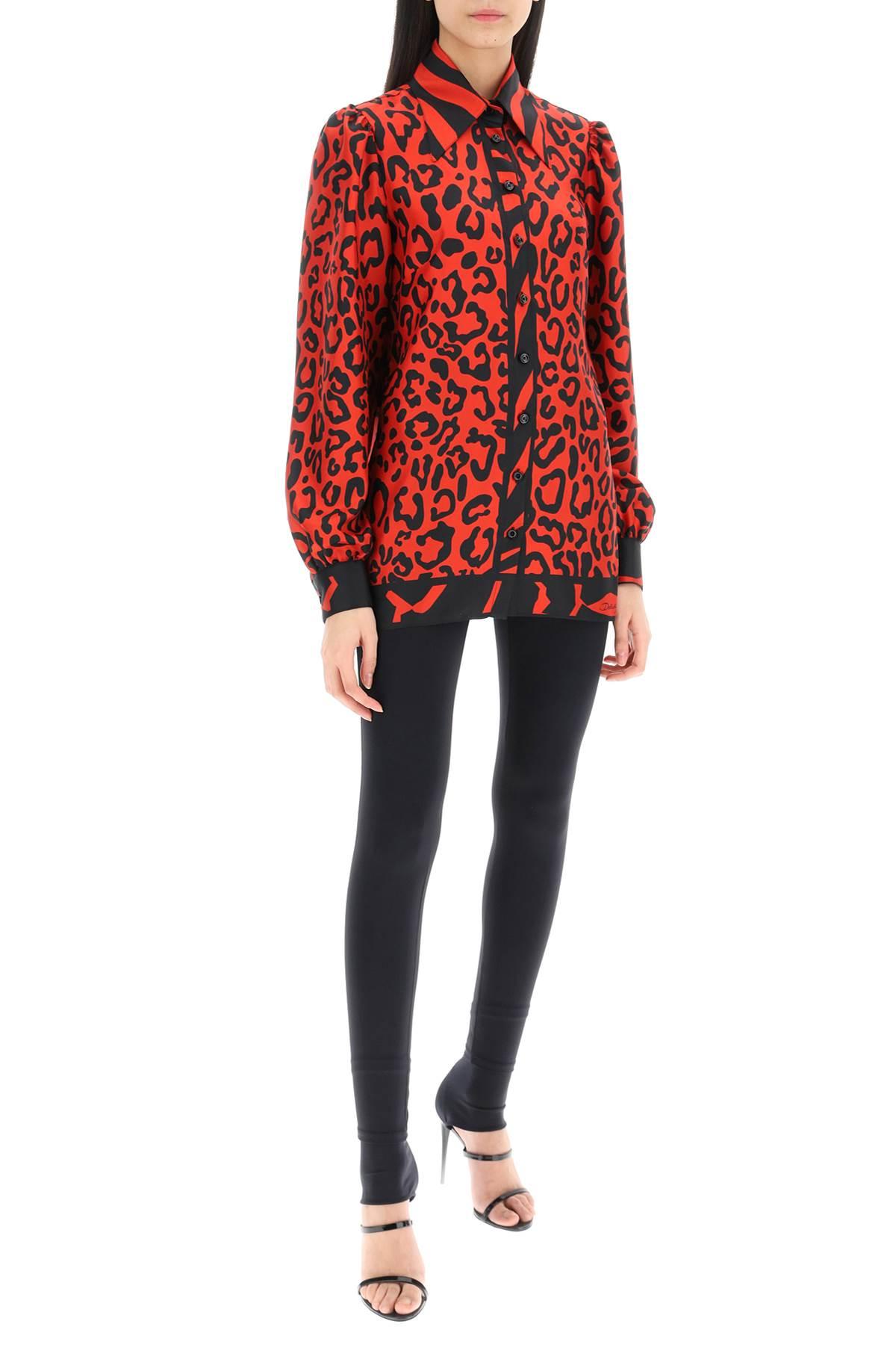 Dolce & Gabbana leopard-print long-sleeve Shirt - Farfetch