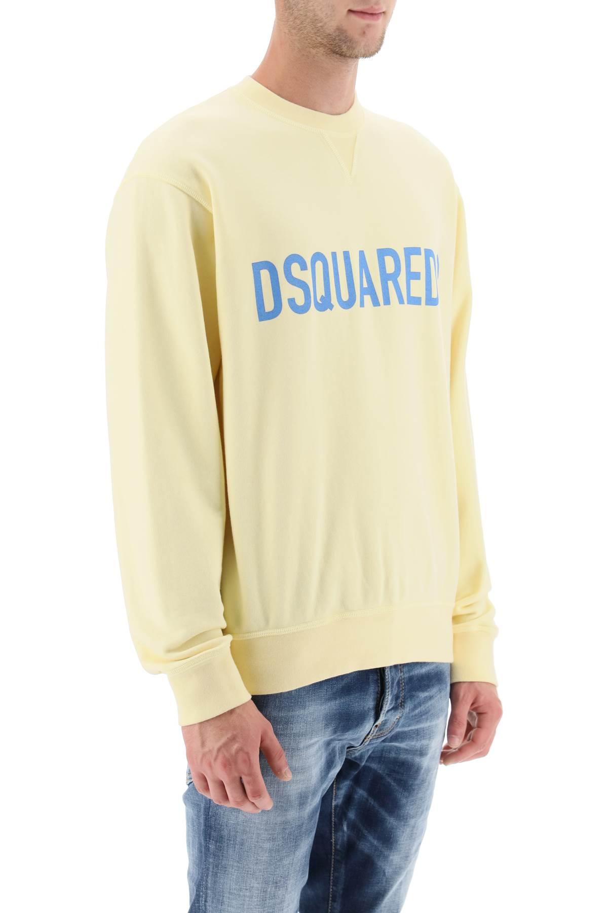 Dsquared2 logo store print sweatshirt