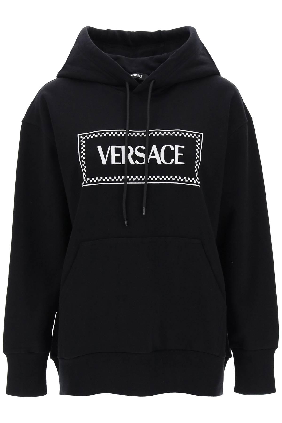 Versace Hoodie With Logo Embroidery Balardi