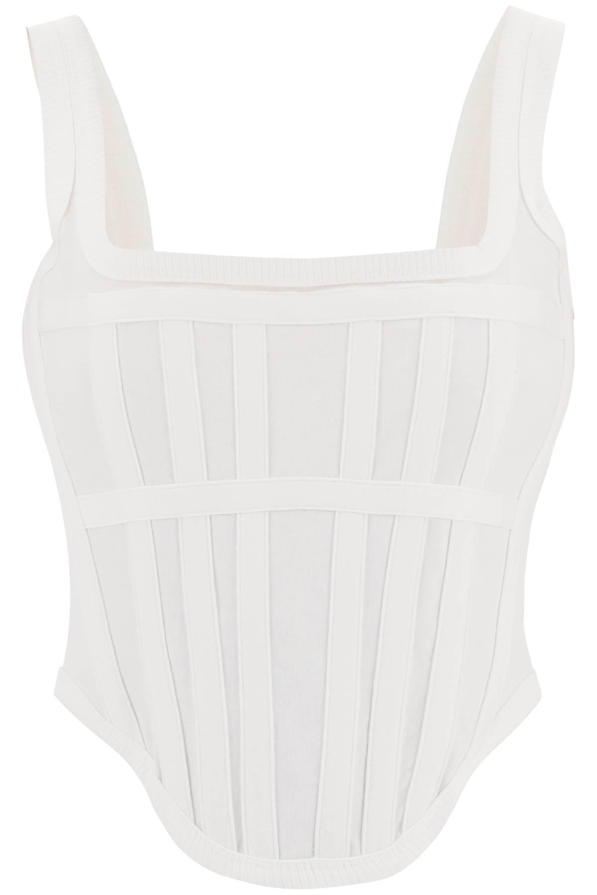 dion lee sheer bustier top